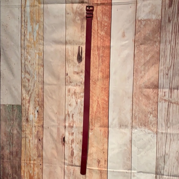 Lands' End hot pink large (33-36) leather belt - Picture 6 of 6